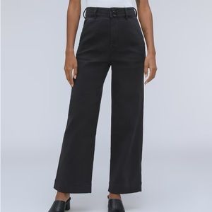 NWT Everlane The Organic Wide Leg Pant Size 0